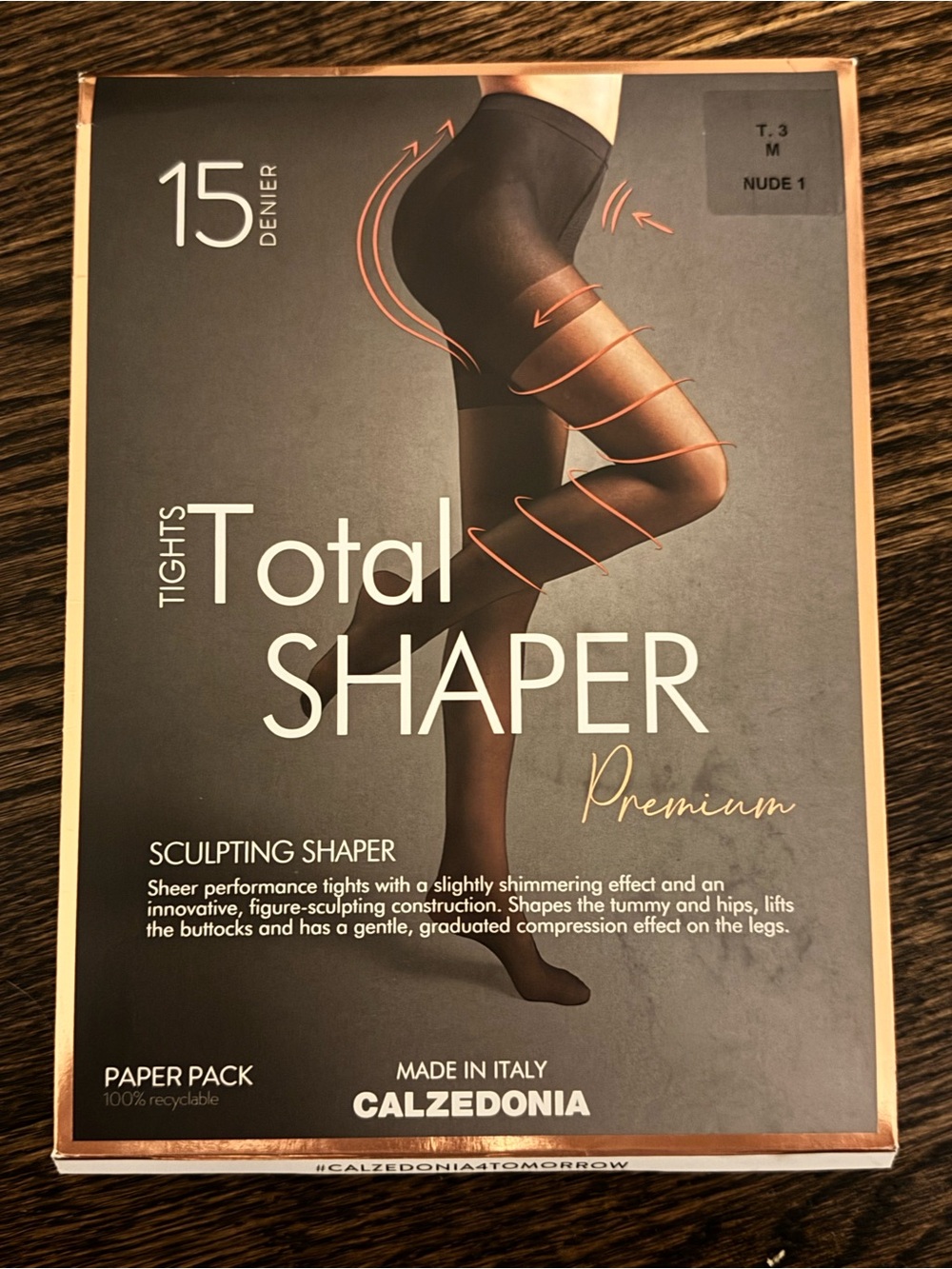 Calzedonia Total Shaper Premium Tights - Nude (15 Denier)